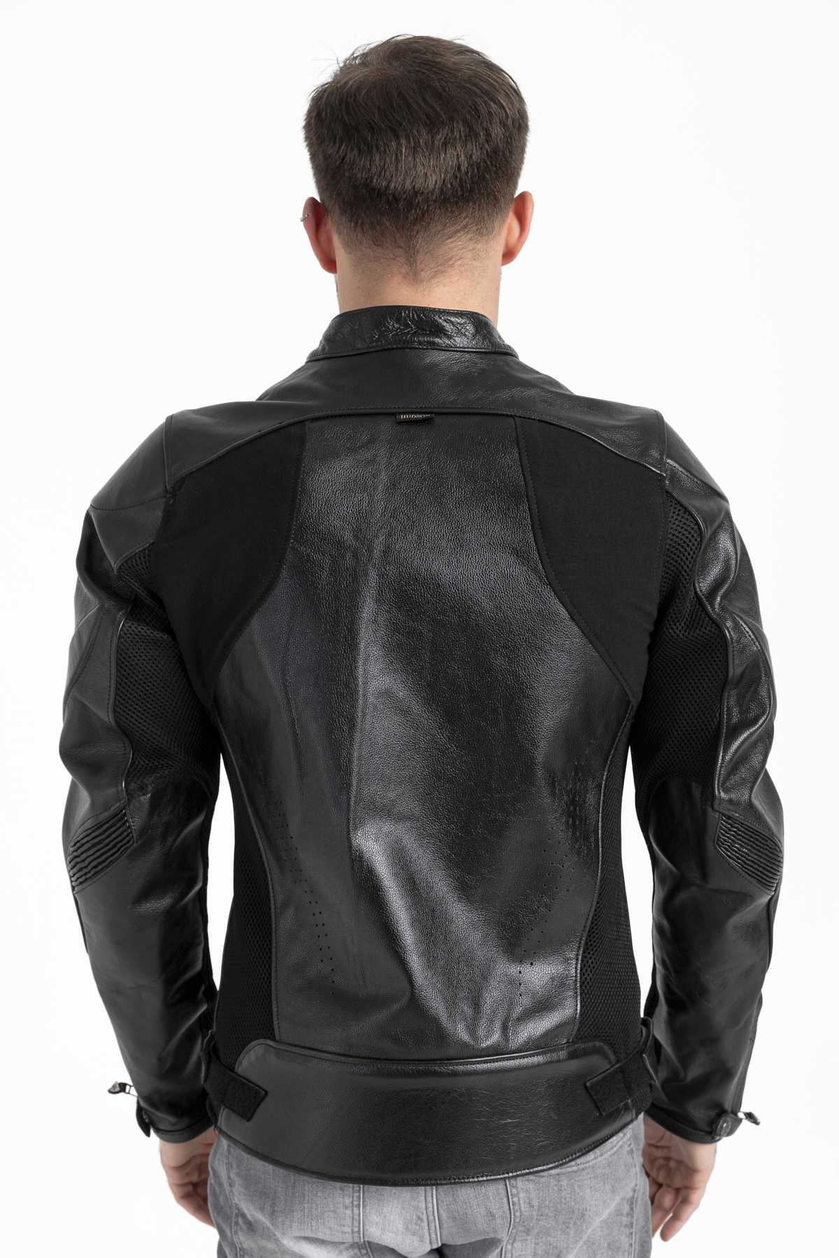 HD-0024 -- Erkek Deri Ceket Trento / Fileli - Görsel 5